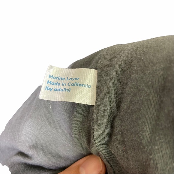 Marine Layer Men’s Medium Gray Full Zip Hoodie - Picture 6 of 9